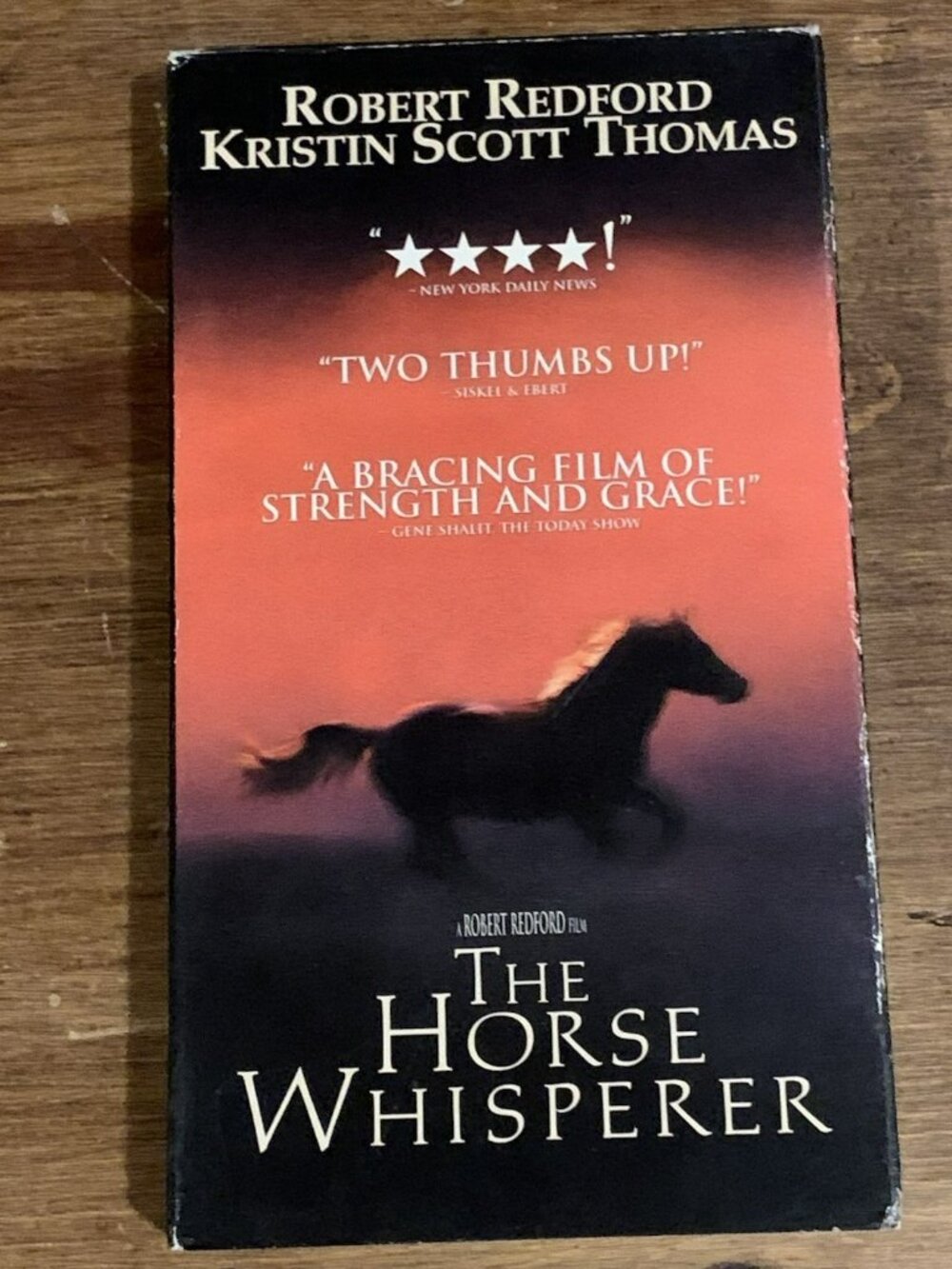 The Horse Whisperer With Robert Redford VHS Tape